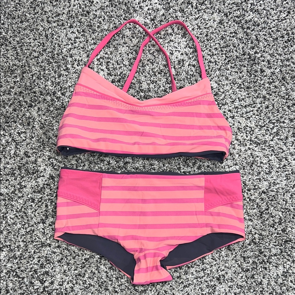 Ivivva Lulu Lemon Workout Shorts with Top Gymnastics Yoga Girl 8